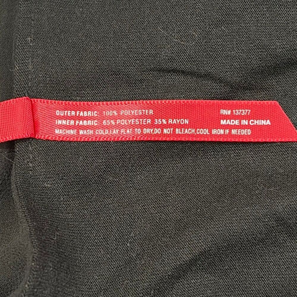 Ruby Ribbon Black Cold Shoulder Blouse Women’s Me… - image 6